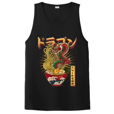 Vintage Japanese Ramen Noodles Dragon PosiCharge Competitor Tank