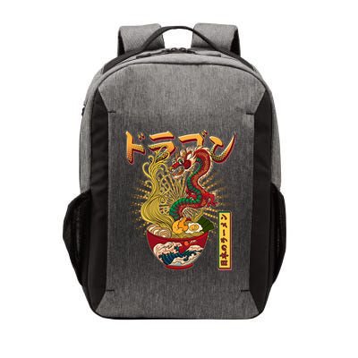 Vintage Japanese Ramen Noodles Dragon Vector Backpack