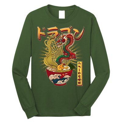 Vintage Japanese Ramen Noodles Dragon Long Sleeve Shirt