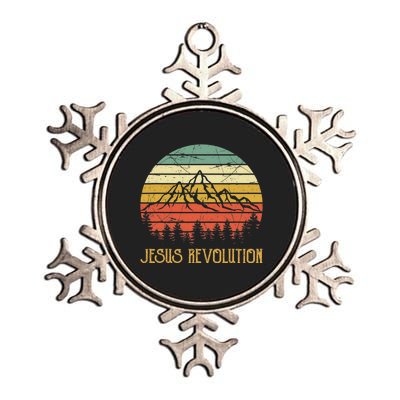 Vintage Jesus Revolution Christian Metallic Star Ornament