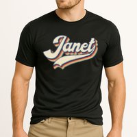 Vintage Janet Retro First Name Personalized 1970s Love Janet Performance Shirt