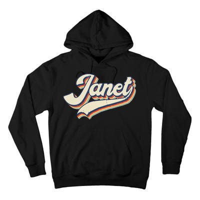Vintage Janet Retro First Name Personalized 1970s Love Janet Tall Hoodie