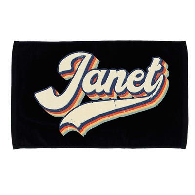 Vintage Janet Retro First Name Personalized 1970s Love Janet Microfiber Hand Towel