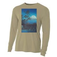 Vintage Japanese Retro Art 13 Cooling Performance Long Sleeve Crew