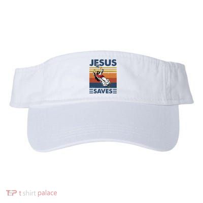 Volleyball Jesus Saves Vintage Volleyball Coach Visor