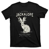 Vintage Jackalope Spirit Animal Mythical Critter T-Shirt