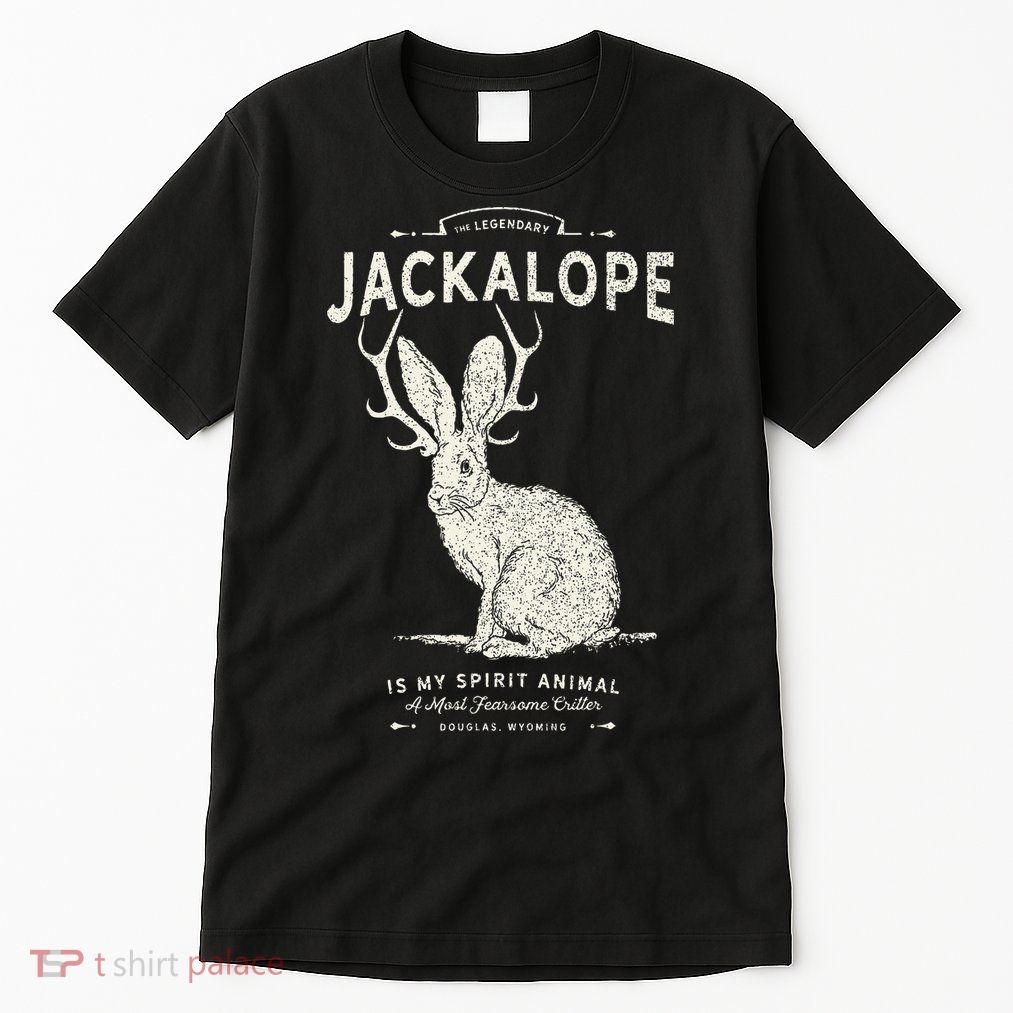 Vintage Jackalope Spirit Animal Mythical Critter Tall T-Shirt