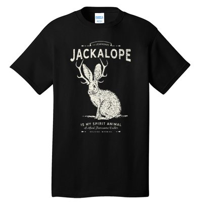 Vintage Jackalope Spirit Animal Mythical Critter Tall T-Shirt