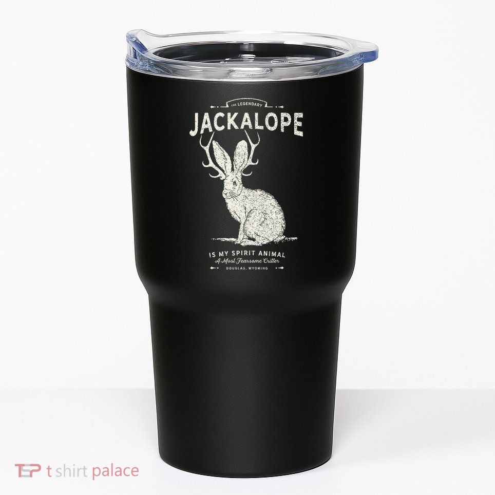 Vintage Jackalope Spirit Animal Mythical Critter Tumbler