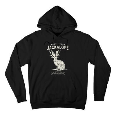 Vintage Jackalope Spirit Animal Mythical Critter Tall Hoodie