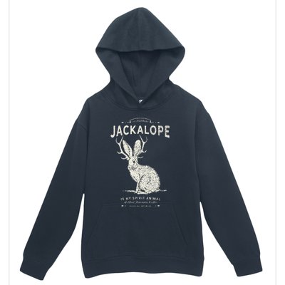 Vintage Jackalope Spirit Animal Mythical Critter Urban Pullover Hoodie