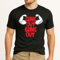 Vintage Jump Street Suns Out Guns Out Pattern Performance Shirt