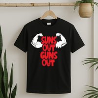 Vintage Jump Street Suns Out Guns Out Pattern T-Shirt