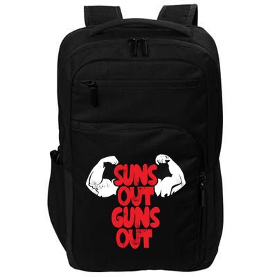 Vintage Jump Street Suns Out Guns Out Pattern Impact Tech Backpack