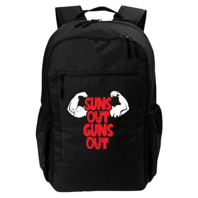 Vintage Jump Street Suns Out Guns Out Pattern Backpack