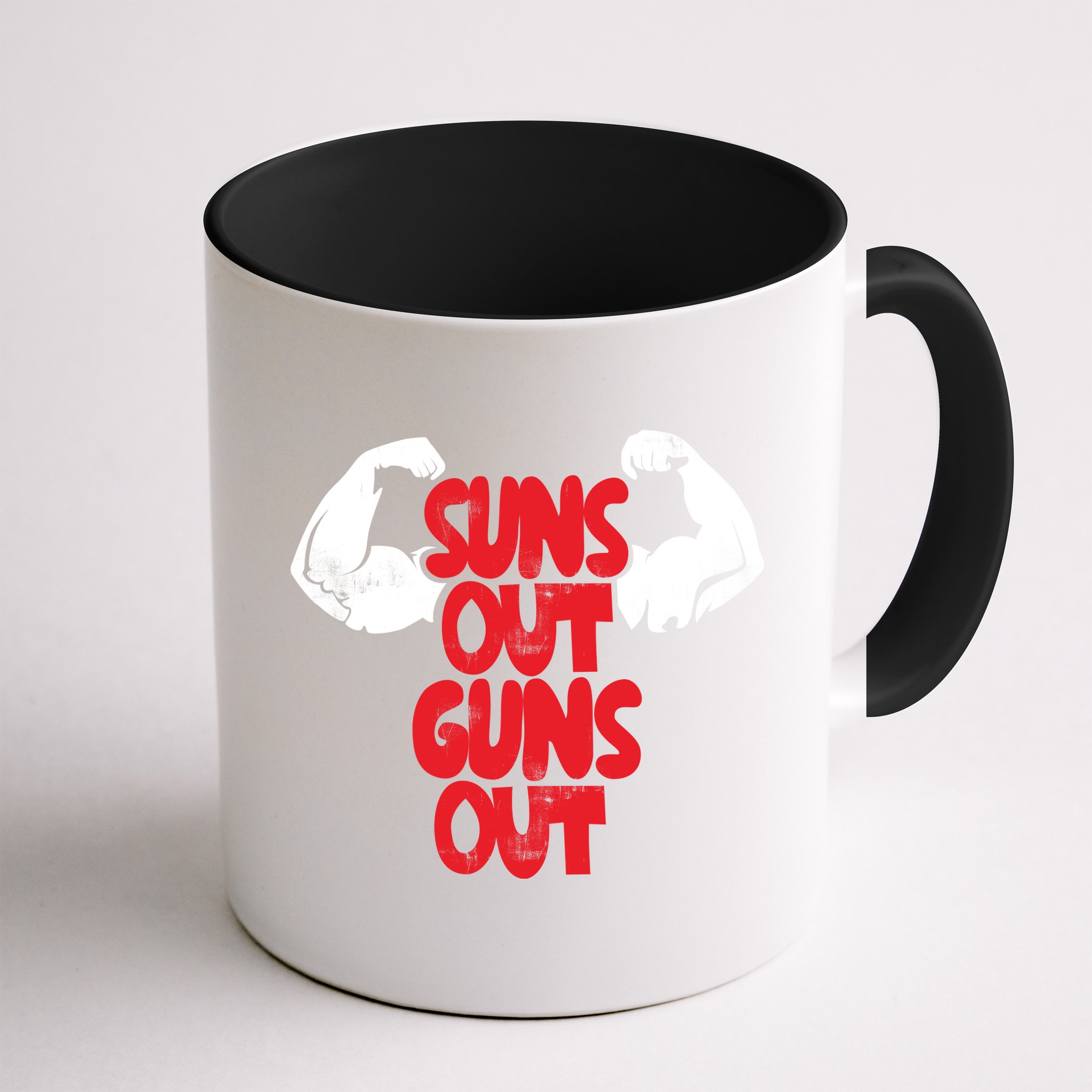 Vintage Jump Street Suns Out Guns Out Pattern Mug
