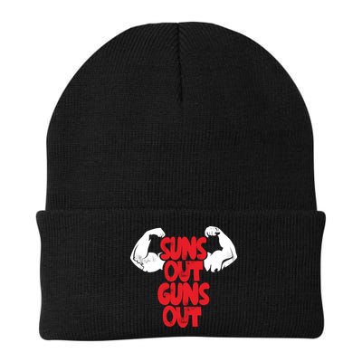 Vintage Jump Street Suns Out Guns Out Pattern Beanie