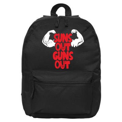 Vintage Jump Street Suns Out Guns Out Pattern 16 in Basic Backpack