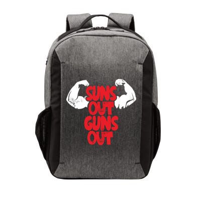 Vintage Jump Street Suns Out Guns Out Pattern Vector Backpack