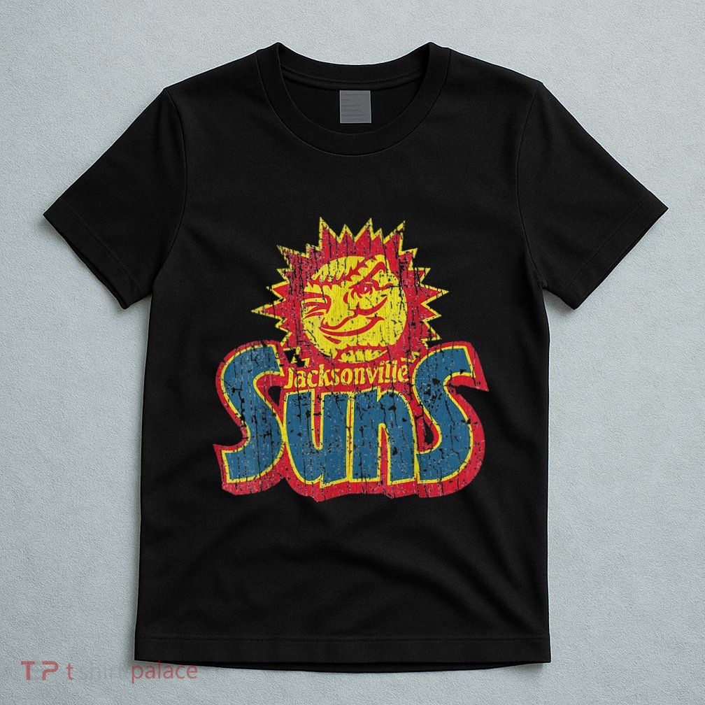 Vintage Jacksonville Suns 60s New Jersey Distressed Style T T-Shirt
