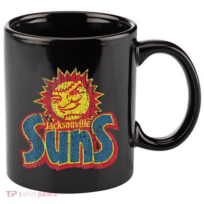 Vintage Jacksonville Suns 60s New Jersey Distressed Style T 11oz C Handle Ceramic Mug