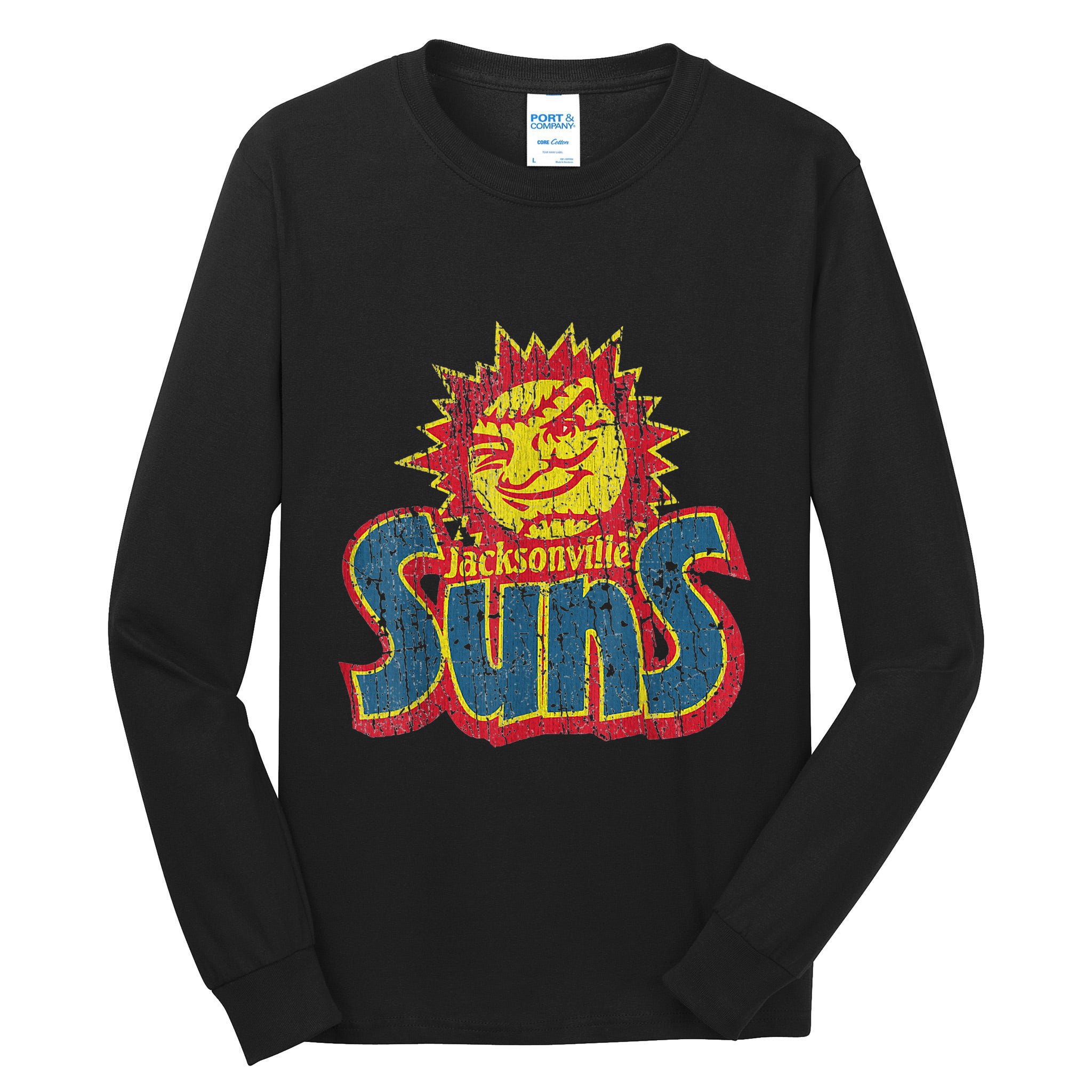 Vintage Jacksonville Suns 60s New Jersey Distressed Style T Tall Long Sleeve T-Shirt