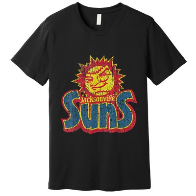 Vintage Jacksonville Suns 60s New Jersey Distressed Style T Premium T-Shirt