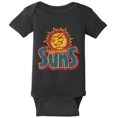Vintage Jacksonville Suns 60s New Jersey Distressed Style T Baby Bodysuit