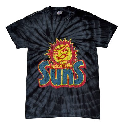 Vintage Jacksonville Suns 60s New Jersey Distressed Style T Tie-Dye T-Shirt