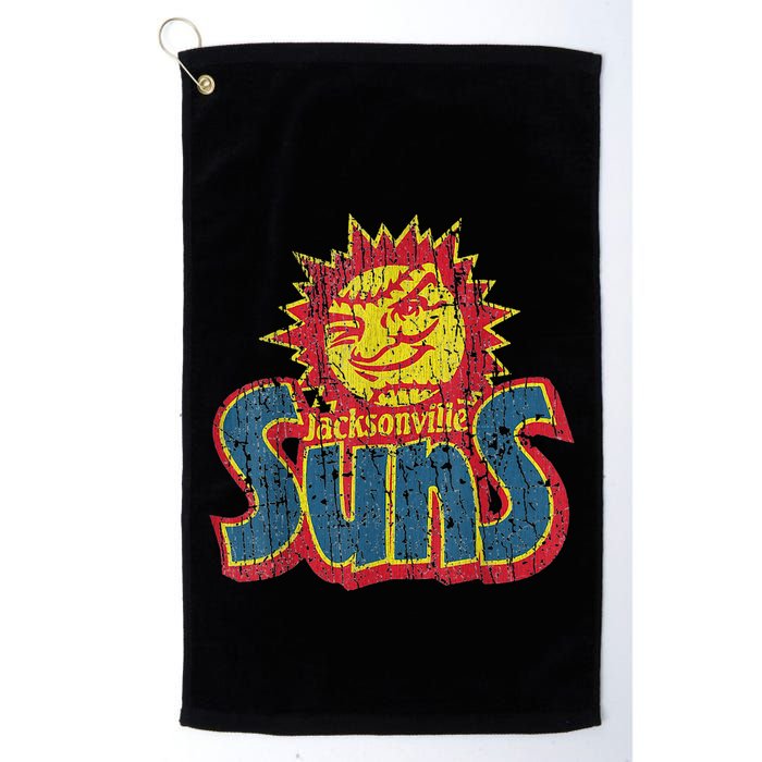 Vintage Jacksonville Suns 60s New Jersey Distressed Style T Golf Towel