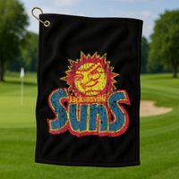 Vintage Jacksonville Suns 60s New Jersey Distressed Style T Golf Towel