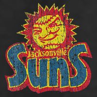 Vintage Jacksonville Suns 60s New Jersey Distressed Style T Golf Towel