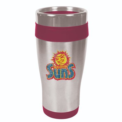 Vintage Jacksonville Suns 60s New Jersey Distressed Style T 16oz Travel Tumbler