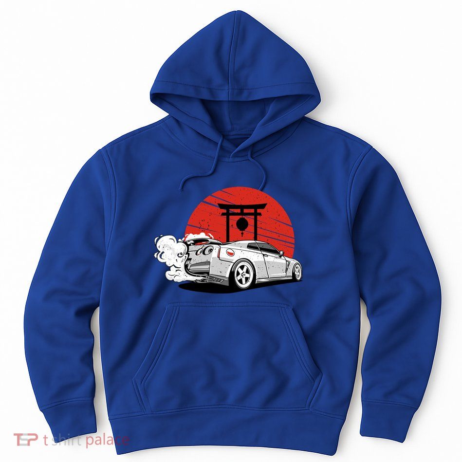 Vintage Japanese Streetcar Racing Turbo Sports Car Gift Hoodie