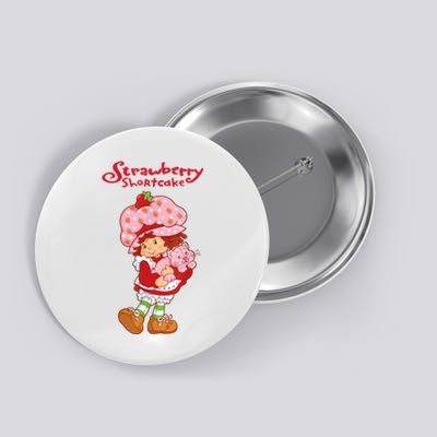 Vintage Japanese Strawberry Classics Arts Cartoon Adventures Button