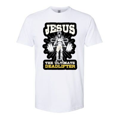 Vintage Jesus The Ultimate Deadlifter Funny Christian Gym Cute Gift Softstyle® CVC T-Shirt