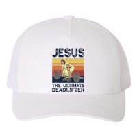 Vintage Jesus The Ultimate Deadlifter Funny Christian Gym Yupoong Adult 5-Panel Trucker Hat