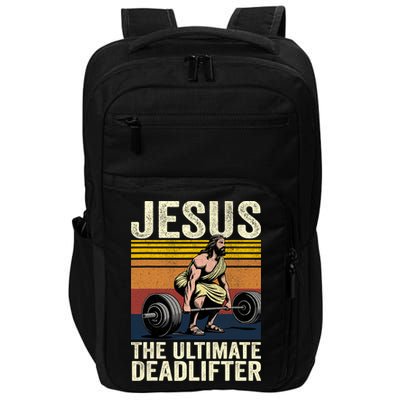 Vintage Jesus The Ultimate Deadlifter Impact Tech Backpack
