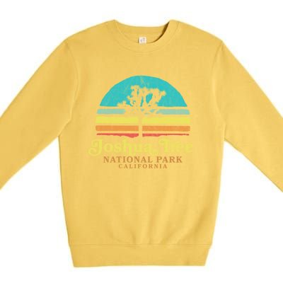 Vintage Joshua Tree National Park Retro Gift Premium Crewneck Sweatshirt