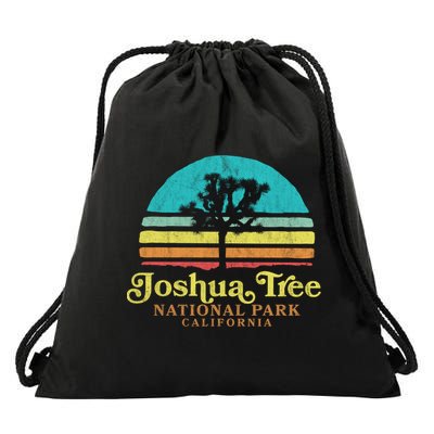 Vintage Joshua Tree National Park Retro Gift Drawstring Bag
