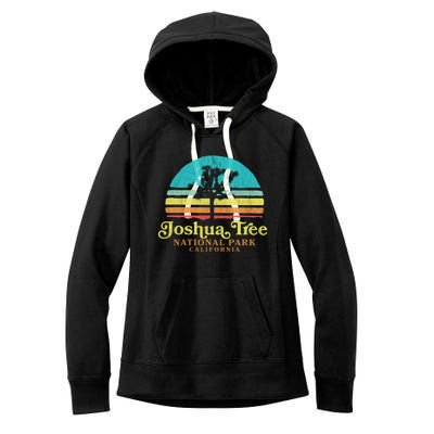 Vintage Joshua Tree National Park Retro Gift Women's Fleece Hoodie