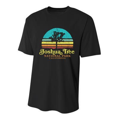 Vintage Joshua Tree National Park Retro Gift Youth Performance Sprint T-Shirt