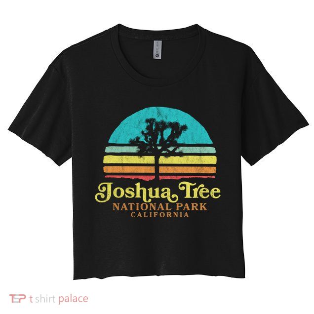 Vintage Joshua Tree National Park Retro Gift Crop Top