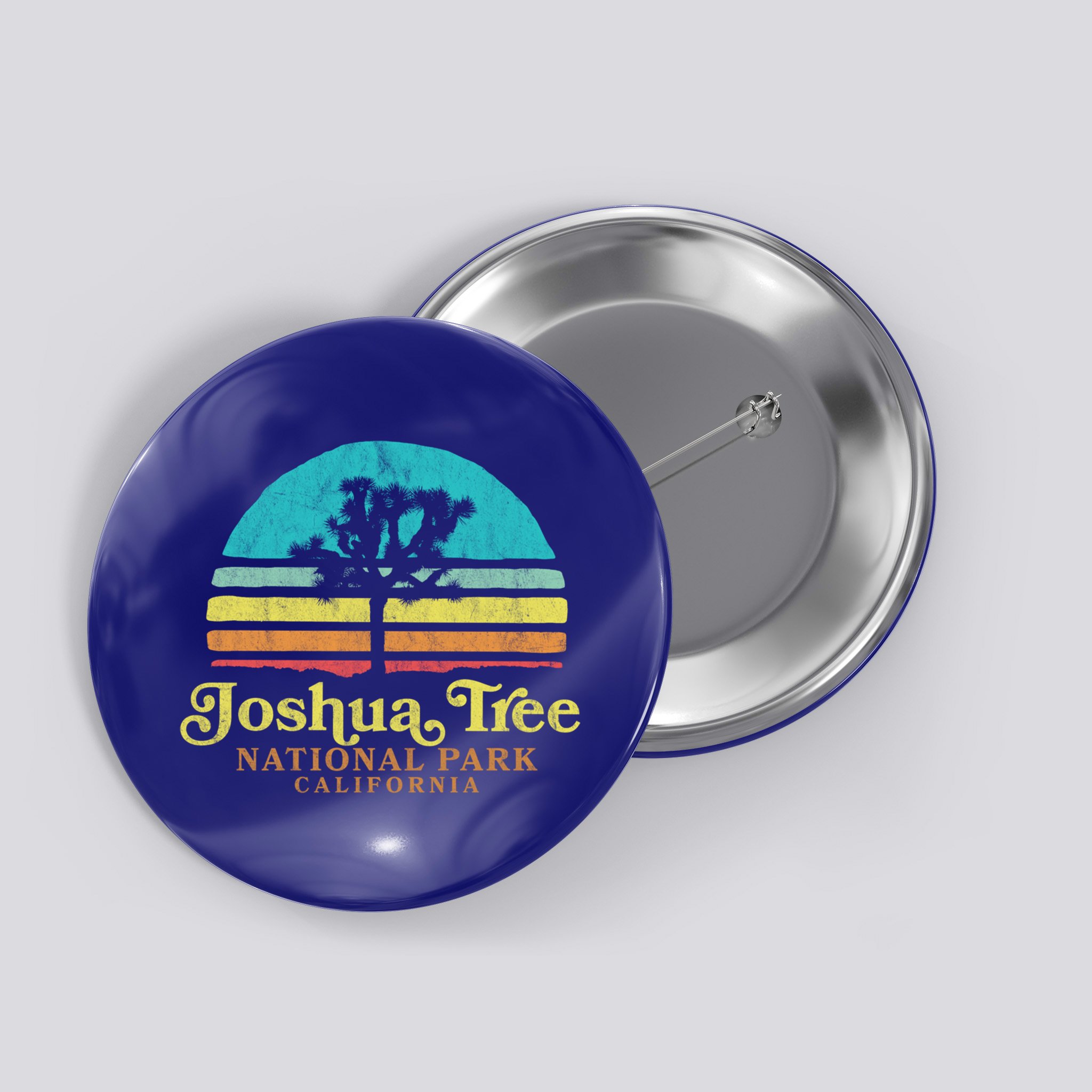 Vintage Joshua Tree National Park Retro Gift Button