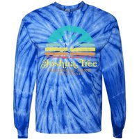 Vintage Joshua Tree National Park Retro Gift Tie-Dye Long Sleeve Shirt