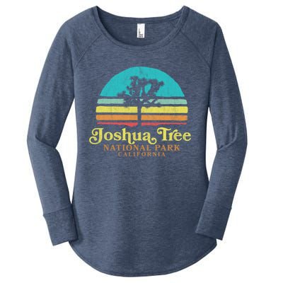 Vintage Joshua Tree National Park Retro Gift Women's Perfect Tri Tunic Long Sleeve Shirt