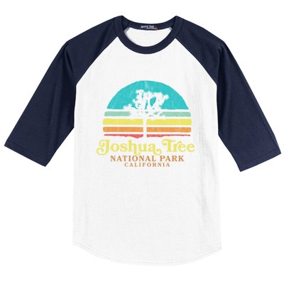 Vintage Joshua Tree National Park Retro Gift Baseball Sleeve Shirt