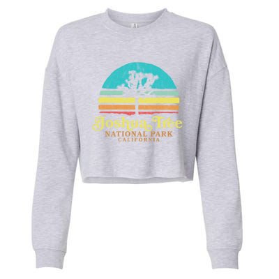 Vintage Joshua Tree National Park Retro Gift Cropped Pullover Crew