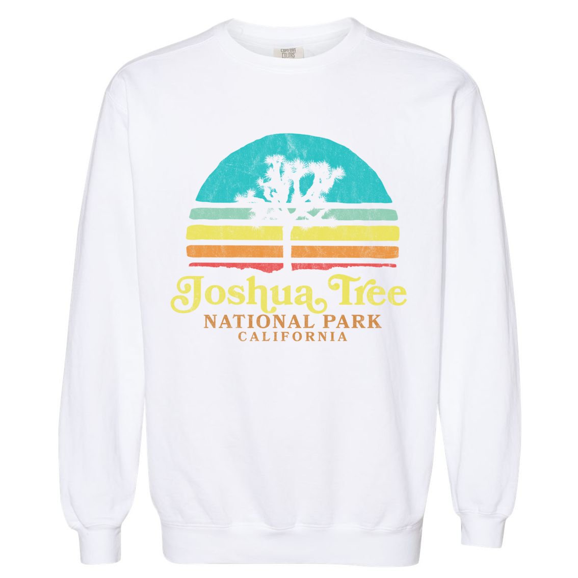 Vintage Joshua Tree National Park Retro Gift Garment-Dyed Sweatshirt