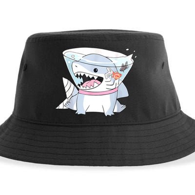 Vintage Jeff The Land Shark Sustainable Bucket Hat